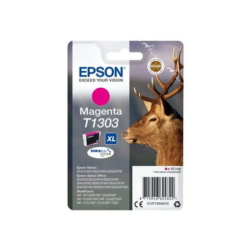 EPSON 1LB T1303 ink cartridge magenta extra high capacity 10.1ml 1-pack blister without alarm - DURABrite Ultra Ink