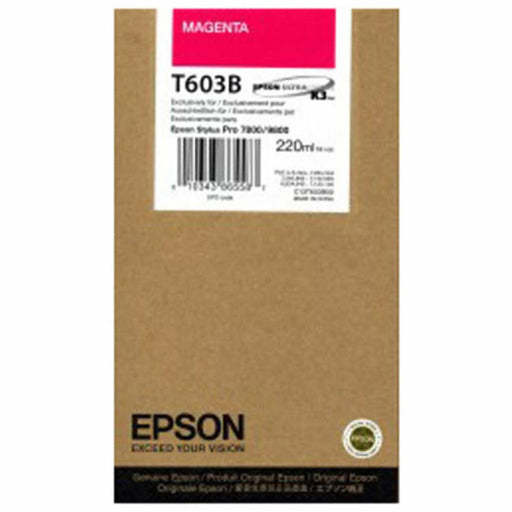 Epson 220ml Magenta for Stylus Pro 7800/9800 - Консумативи за плотери<<<EPSON консумативи<<<EPSON<<<PolyComp&&&LFP