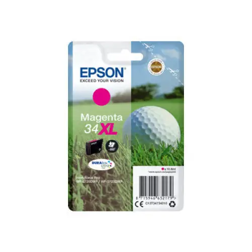 EPSON 2LB Singlepack 34XL Magenta DURABrite Ink Ultra XL - Мастила и Мастилени глави<<<Консумативи - Мастила<<<Печат