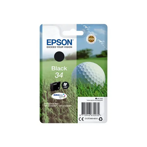 EPSON 4LB Singlepack Black 34 - DURABrite Ultra Ink - Мастила и Мастилени глави<<<Консумативи - Мастила<<<Печат