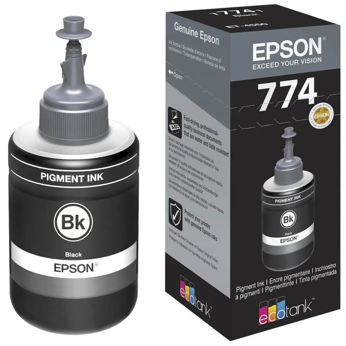 EPSON 4LB T7741 Pigment Black ink bottle 140ml - Мастила и Мастилени глави<<<Консумативи - Мастила<<<Печат Сканиране и