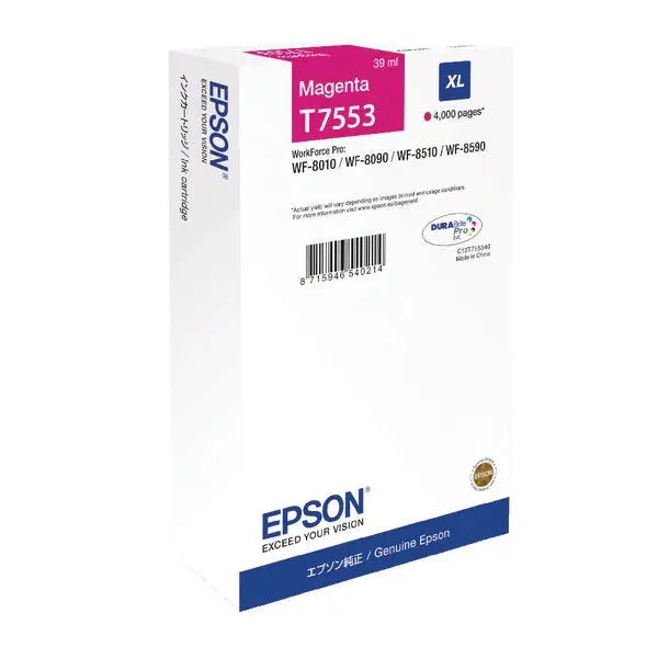 EPSON 4LB WF-8xxx Series Ink Cartridge XL Magenta - Консумативи за мастилoструйни принтери<<<EPSON