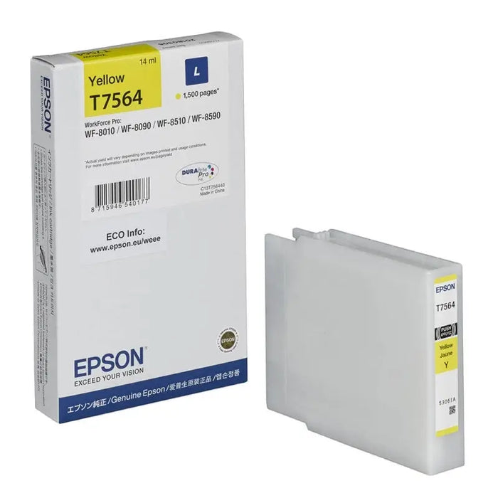 EPSON 4LB WF-8xxx Series Ink Cartridge XL Yellow - Консумативи за мастилoструйни принтери<<<EPSON