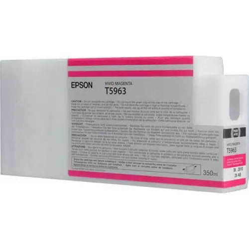 EPSON 5LB T5963 ink cartridge vivid magenta standard capacity 350ml 1-pack - LFP мастила и LFP мастилени
