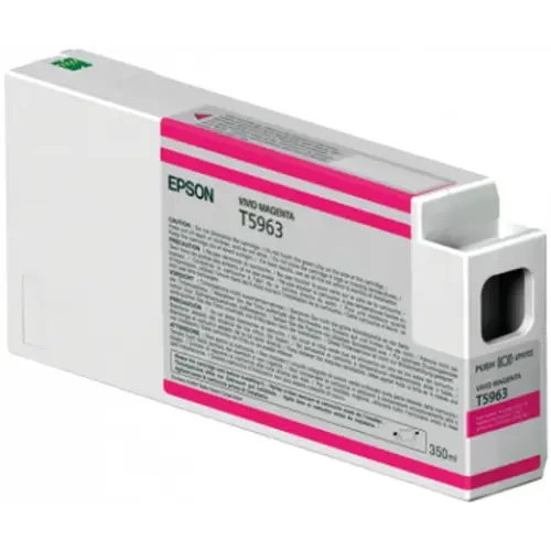 EPSON 5LB T5963 ink cartridge vivid magenta standard capacity 350ml 1-pack - LFP мастила и LFP мастилени