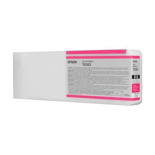 EPSON 5LB T6363 ink cartridge vivid magenta standard capacity 700ml 1-pack - LFP мастила и LFP мастилени