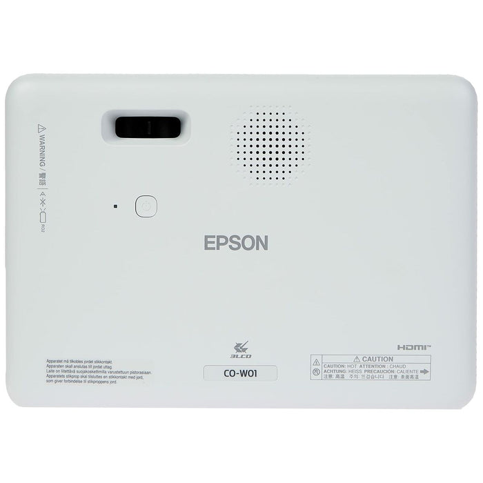 Epson CO-W01 WXGA (1024 x 768 16:10) 3 000 ANSI lumens 15 000:1 VGA HDMI USB 24 months Lamp: 12 months or 1 000 h White