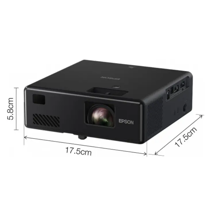 Epson EF-11 Short throw projector 1000 ANSI lumens 3LCD 1080p (1920x1080) Black - Бизнес проектори<<<Проектори<<<Аудио