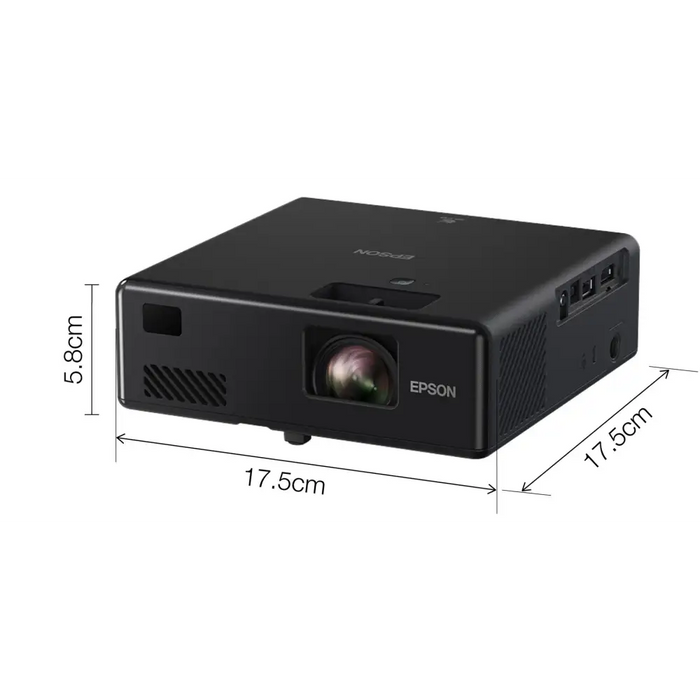 Epson EF-11 Short throw projector 1000 ANSI lumens 3LCD 1080p (1920x1080) Black - Бизнес проектори<<<Проектори<<<Аудио
