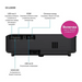 EPSON EH-LS300B Projector 3LCD FHD 1920x1080 16:9 3600Lumens 2500000:1 HDMI USB 2.0 Type A - Бизнес