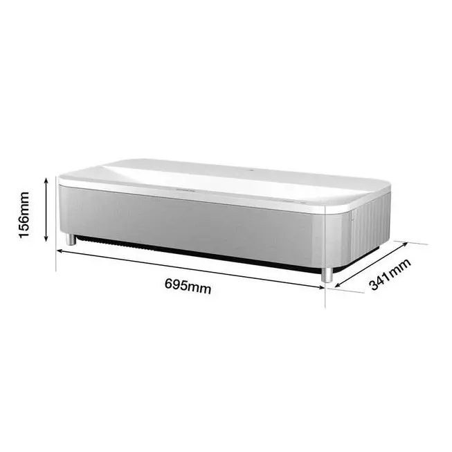 Epson EH-LS800W 3LCD Laser 4K PRO-UHD 240Hz 16:9 4000 lumen 2500000 : 1 Ethernet Wireless LAN 5GHz HDMI (2x) Audio