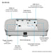 Epson EH-TW7100 data projector Standard throw projector 3000 ANSI lumens 3LCD UHD 4K (3840x2160) 3D White