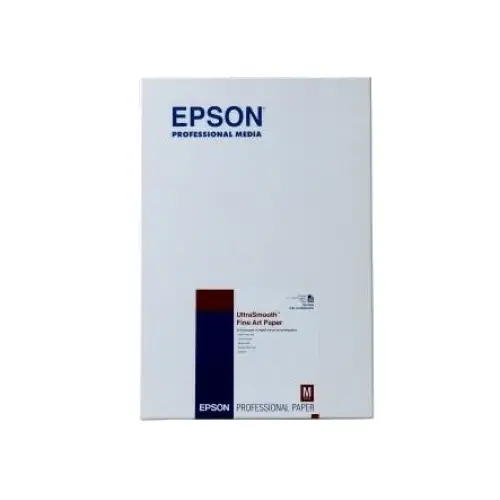 EPSON S041896 Ultrasmooth fine-art paper inkjet 325g/m2 A3+ 25 sheets 1-pack - Офис и Фото хартии<<<Консумативи