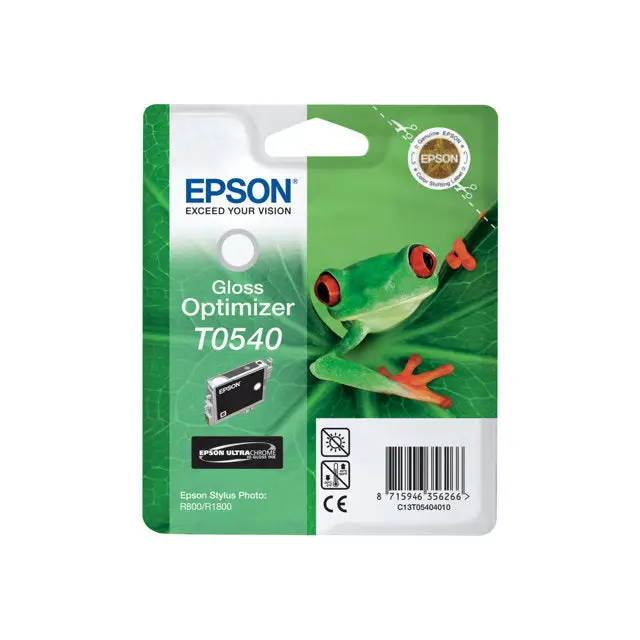 EPSON T0540 ink cartridge gloss optimizer standard capacity 13ml 400 pages 1-pack blister without alarm - Мастила и