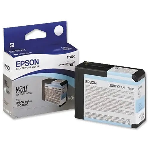 EPSON T5805 ink cartridge light cyan standard capacity 80ml 1-pack - Мастила и Мастилени глави<<<Консумативи