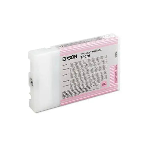 EPSON T6026 ink cartridge vivid light magenta standard capacity 110ml 1-pack - LFP мастила и LFP мастилени