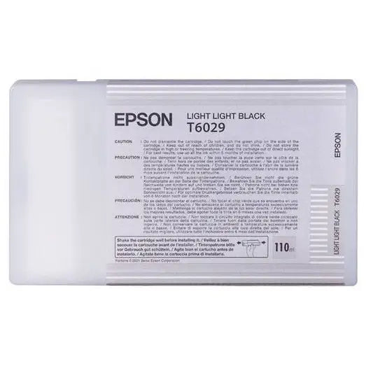 EPSON T6029 ink cartridge light light black standard capacity 110ml 1-pack - LFP мастила и LFP мастилени