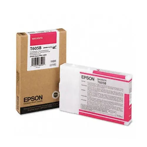 EPSON T605B ink cartridge magenta standard capacity 110ml 1-pack - LFP мастила и LFP мастилени глави<<<Консумативи