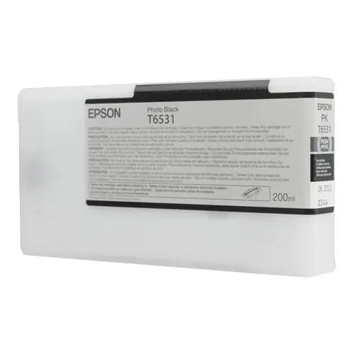 Epson T6531 Photo Black Ink Cartridge (200ml) - Консумативи за плотери<<<EPSON консумативи<<<EPSON<<<PolyComp&&&LFP