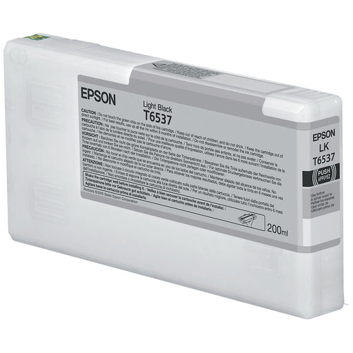 Epson T6537 Light Black Ink Cartridge (200ml) - Консумативи за плотери<<<EPSON консумативи<<<EPSON<<<PolyComp&&&LFP