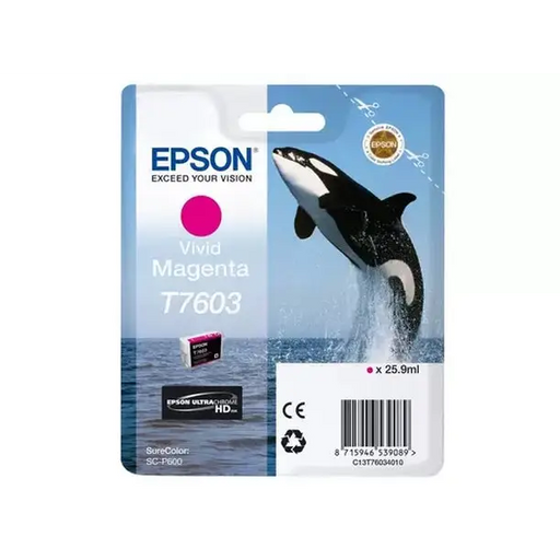 Epson T7603 Viv Magenta - Консумативи за мастилoструйни принтери<<<EPSON консумативи<<<EPSON<<<PolyComp&&&Оригинални