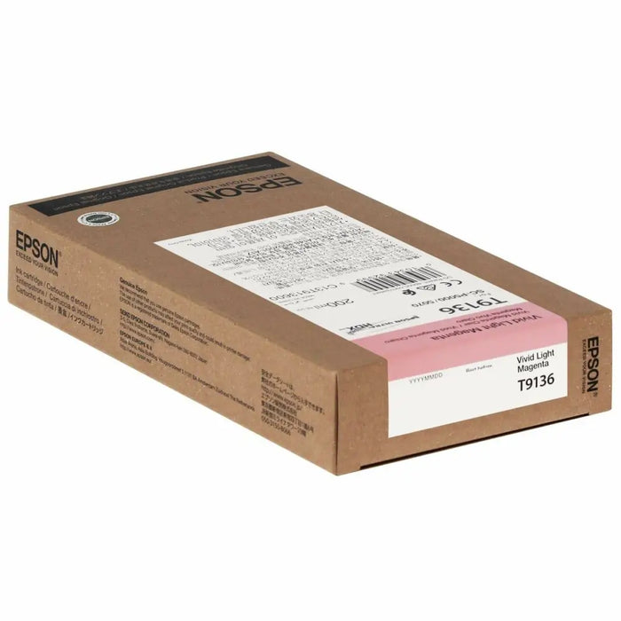 Epson T9136 Vivid Light Magenta Ink Cartridge (200ml) - Консумативи за плотери<<<EPSON