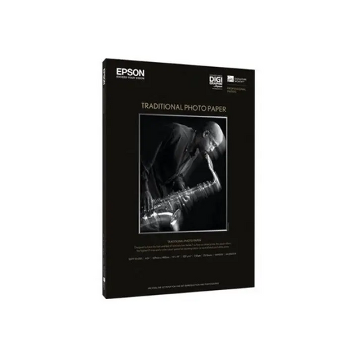 EPSON Traditional Photo Paper A2 420 x 594 mm 330g/m2 25 sheet photo paper - Хартия за голям формат<<<Консумативи