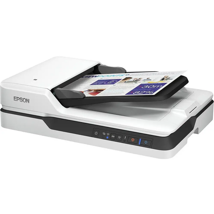 Epson WorkForce DS-1660W Flatbed scanner 1200 x 1200 DPI A4 Black White - Документни скенери<<<Скенери<<<Печат