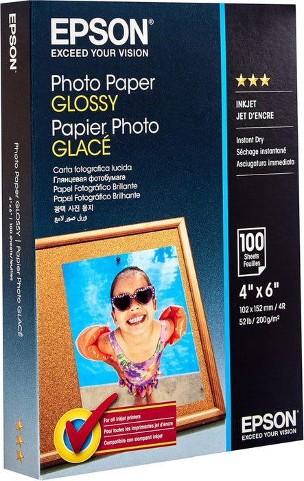 EPSON Photo paper glossy 100x150mm 100 sheets 1-pack