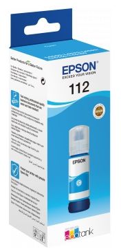 Epson 112 EcoTank Pigment Cyan ink bottle