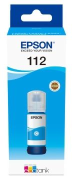 Epson 112 EcoTank Pigment Cyan ink bottle