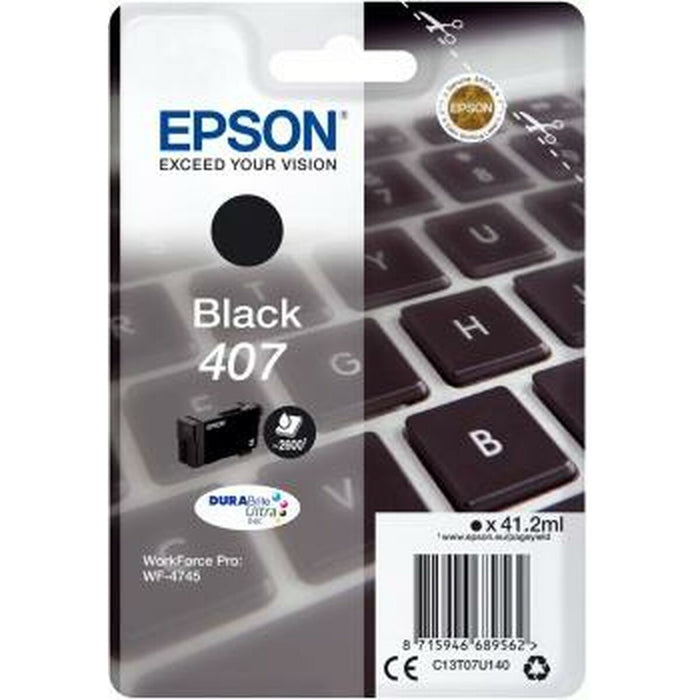 Original Ink Cartridge Epson Nº 407 Black (5 Units)