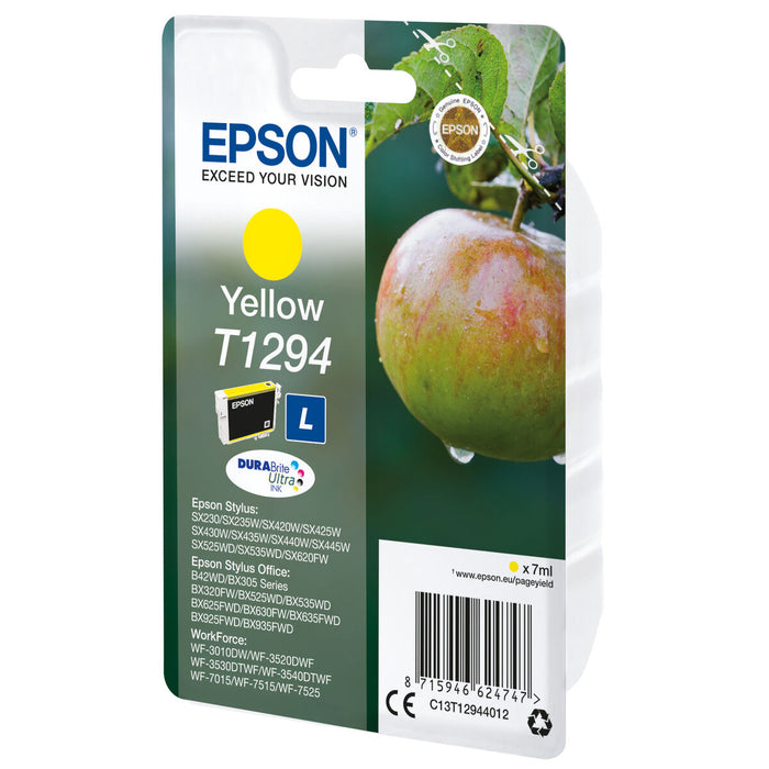 Original Ink Cartridge Epson T1294 Yellow (10 Units)