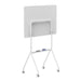 Ergo Office mobile dry erase board horizontal orientation white single sided with shelf board dimensions 1190x790mm