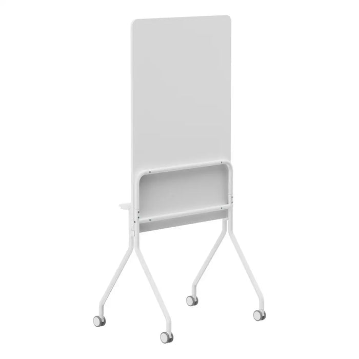 Ergo Office mobile dry erase board vertical orientation white single sided with shelf board dimensions 1190x790mm