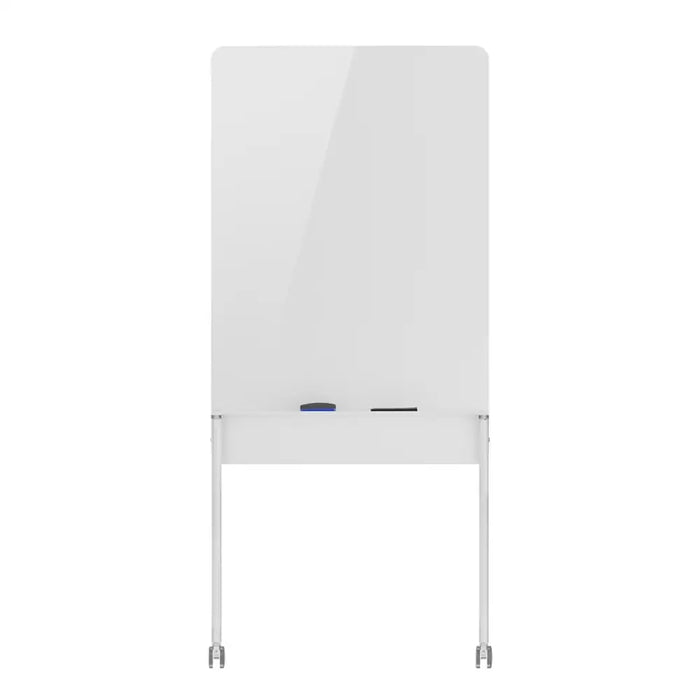 Ergo Office mobile dry erase board vertical orientation white single sided with shelf board dimensions 1190x790mm