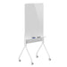 Ergo Office mobile dry erase board vertical orientation white single sided with shelf board dimensions 1190x790mm