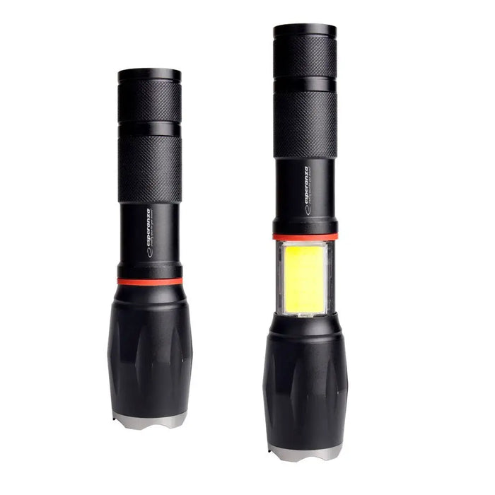 Esperanza Dione Black Hand flashlight LED - FlashlightsOSW-LAT<<<LightingOSW<<<ActionPL