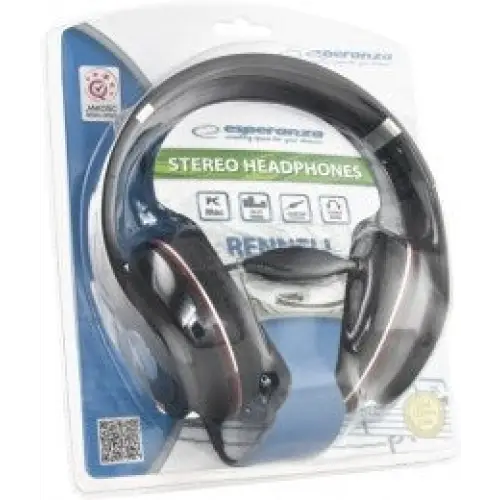 Esperanza EH141K headphones/headset Head-band Black - HeadphonesPER-SLU<<<Input / Output DevicesPER<<<ActionPL
