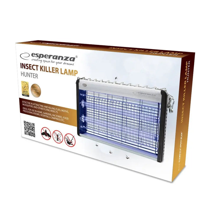 Esperanza EHQ006 ELECTRIC INSECT UV LAMP Black - Insecticide lampsOSW-LOB<<<LightingOSW<<<ActionPL