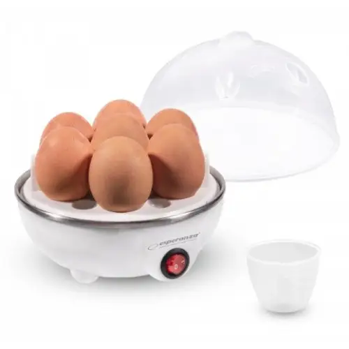 Esperanza EKE001 egg cooker 7 egg(s) 350 W White - Egg boilersAGD-JAJ<<<Home Appliance - ProductsAGD<<<ActionPL