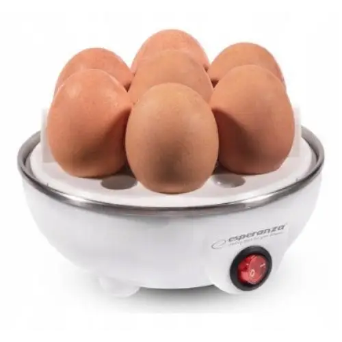 Esperanza EKE001 egg cooker 7 egg(s) 350 W White - Egg boilersAGD-JAJ<<<Home Appliance - ProductsAGD<<<ActionPL
