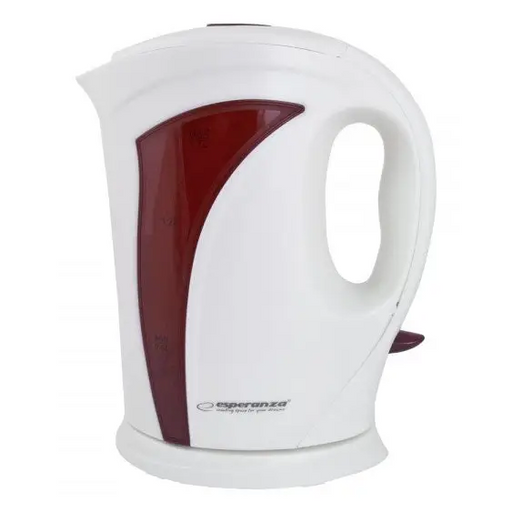 Esperanza EKK018R electric kettle 1.7 L 2200 W Red White - Electric kettlesAGD-CZE<<<Home Appliance