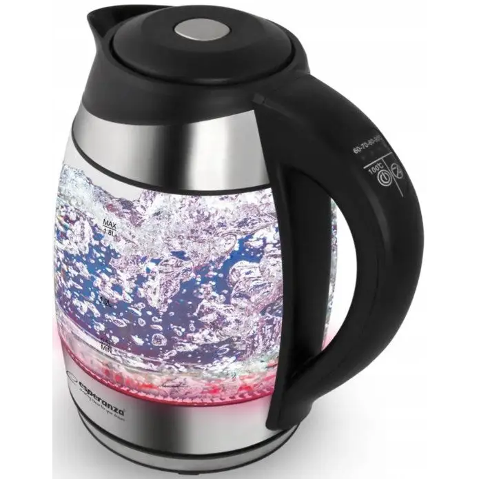 Esperanza EKK026 electric kettle 1.7 L 2200 W Black Transparent - Electric kettlesAGD-CZE<<<Home Appliance