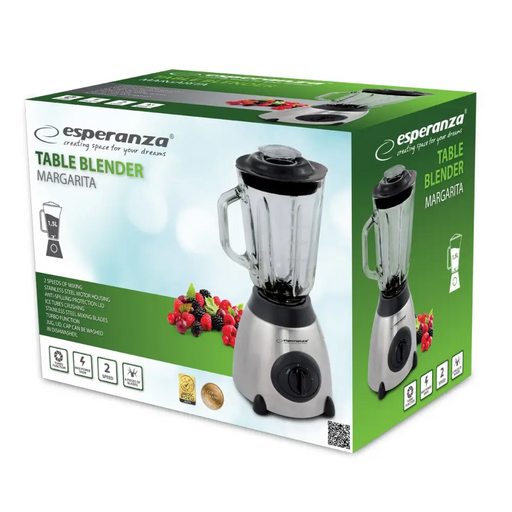 Esperanza EKM020 Blender 500W 1.5L Inox / Black - Mixers / blendersAGD-MIB<<<Home Appliance - ProductsAGD<<<ActionPL