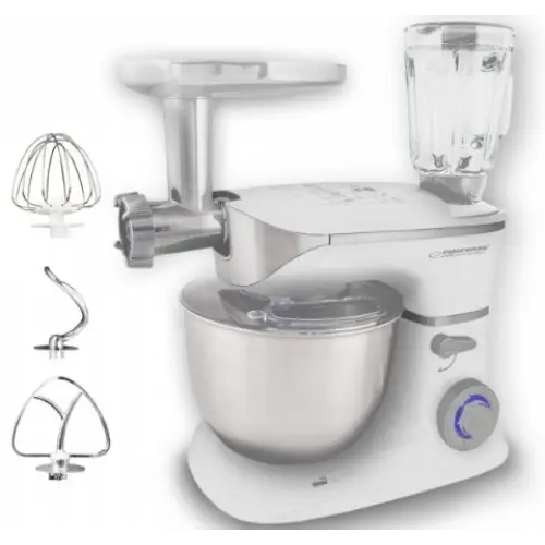 Esperanza EKM025 food processor 1000 W 5 L Stainless steel White - Food processorsAGD-ROK<<<Home Appliance