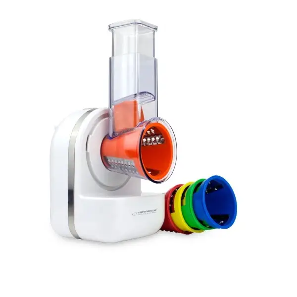 Esperanza EKM027 electric grater/spiralizer Plastic White - Food processorsAGD-ROK<<<Home Appliance