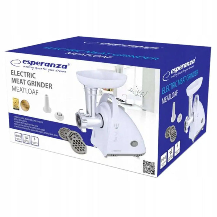 ESPERANZA EKM031 Meat grinder White 2200W - GrindersAGD-MDM<<<Home Appliance - ProductsAGD<<<ActionPL