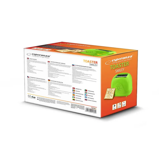 Esperanza EKT003 Toaster 750 W Green - ToastersAGD-TOS<<<Home Appliance - ProductsAGD<<<ActionPL