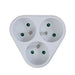 Esperanza ELK303W Electrical Splitter 3 sockets White - Jacks plugsKWT-WTY<<<Cables jacks and plugsKWT<<<ActionPL